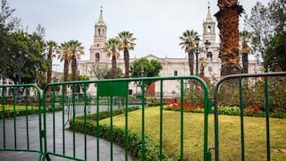 Cierre del cuadrilátero de la Plaza de Armas de Arequipa por dos días