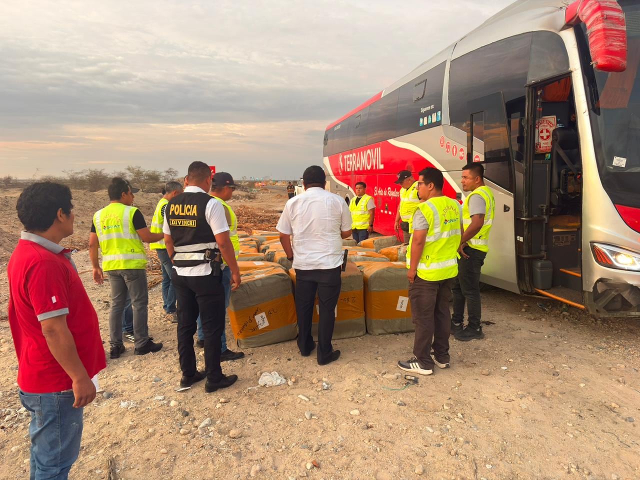 Operativo en carretera Panamericana Norte