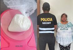 Tacna: Detienen a mujer cuando llevaba alcaloide de cocaína oculto en frasco