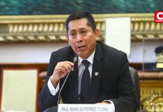 Congresista Paúl Gutiérrez se une a Somos Perú y bancada alcanza 10 integrantes