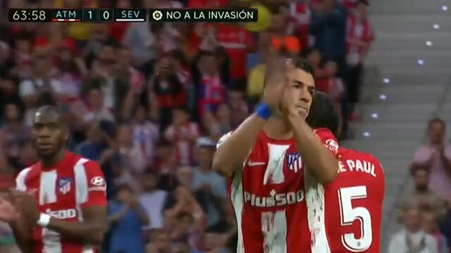 Atlético de Madrid: Luis Suárez se retira del campo entre aplausos de la hinchada