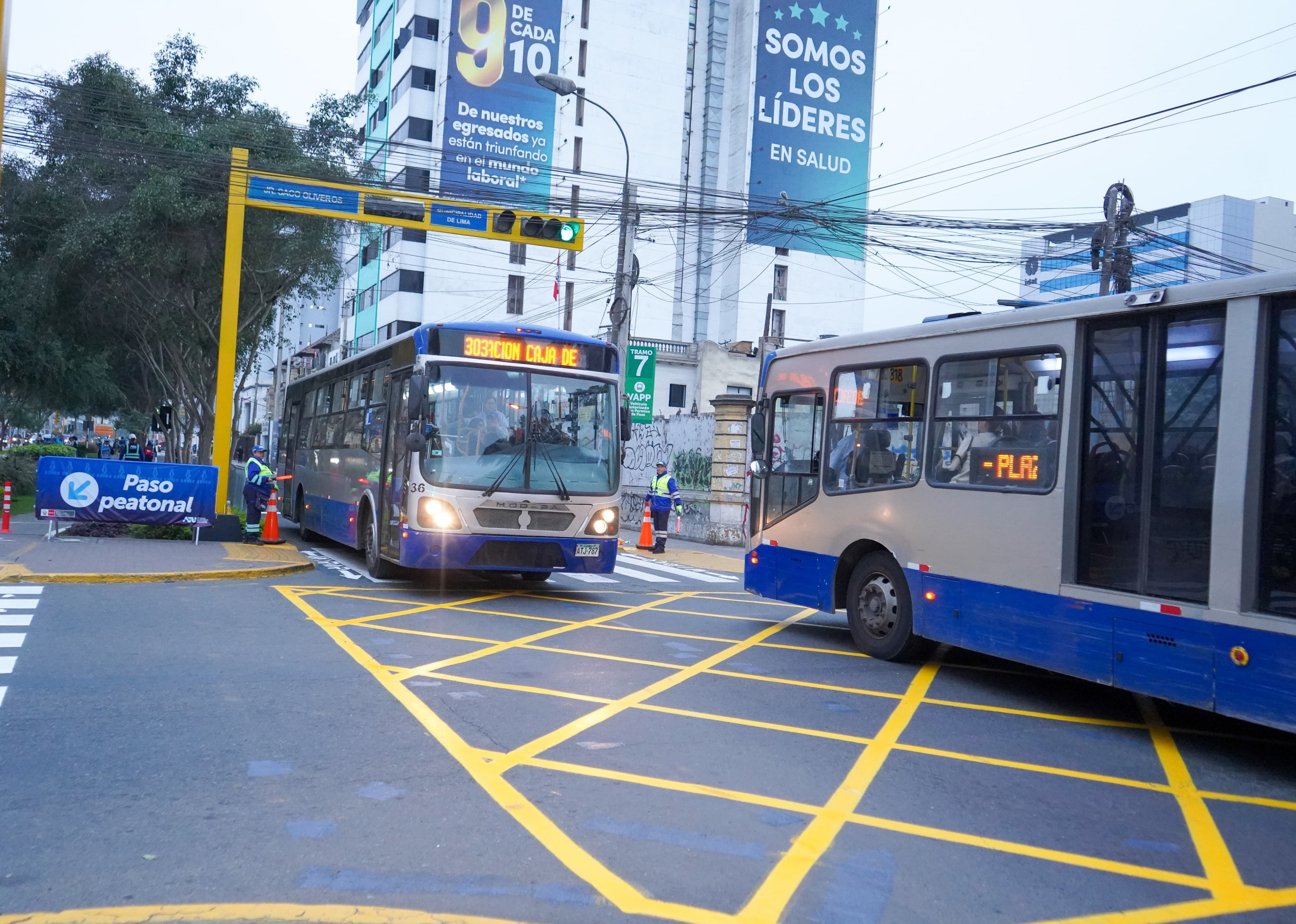 La ATU pondrá en marcha una medida piloto que modifica el tránsito en un tramo de esta importante vía y establece rutas alternas para los vehículos particulares. FOTO: ATU