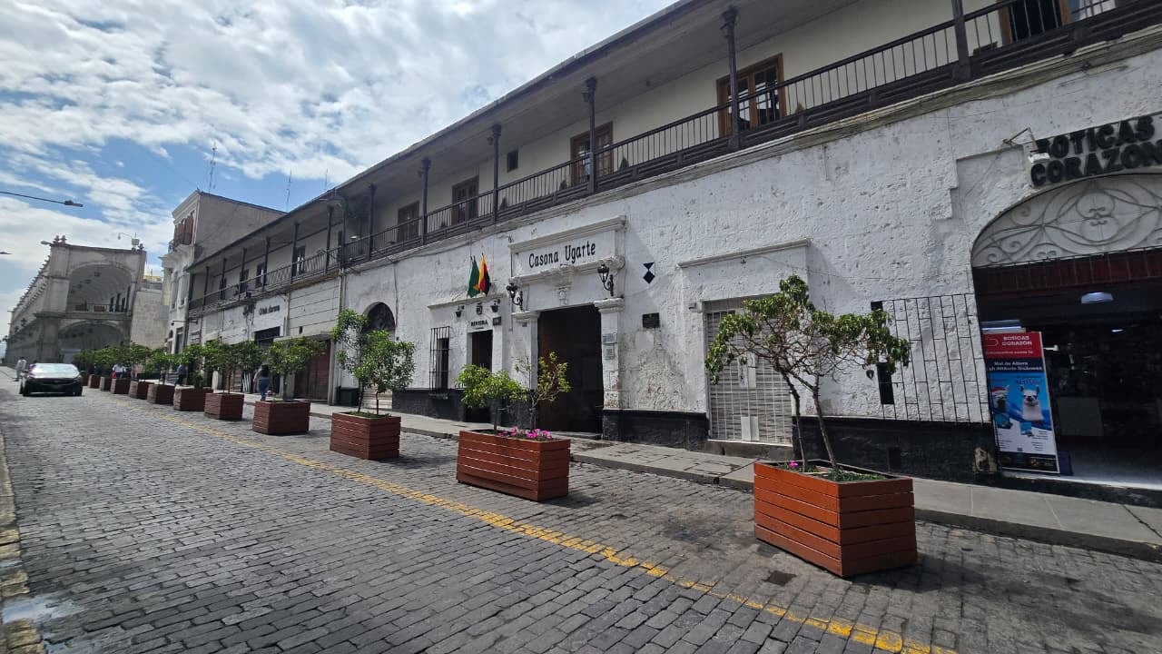 Calle Puente Bolognesi de Arequipa. (Foto: Yunsu Pariapaza/@photo.gec)