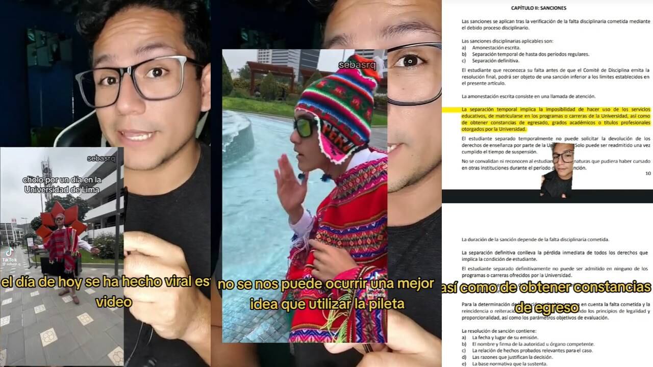 Joven despierta indignación en redes al estereotipar a provincianos peruanos dentro de su universidad. (Foto: composición EC)
