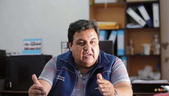 Omar Florez, gerente de Transportes de la comuna de Arequipa (Foto: GEC)