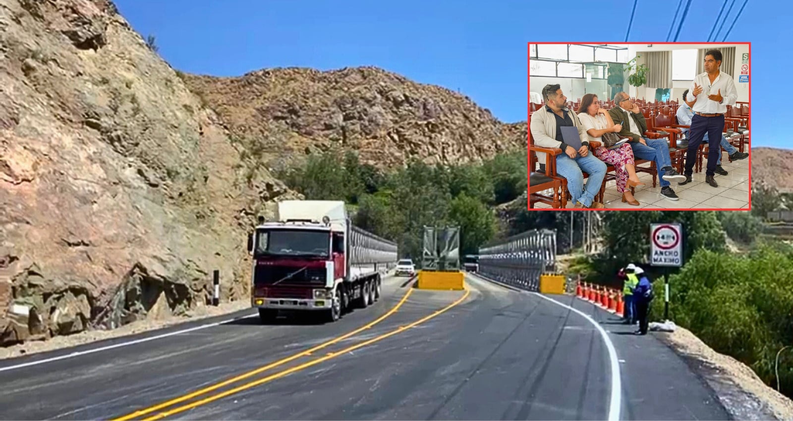 Municipalidad de Arequipa pide a transportistas de carga pesada utilizar la Variante de Uchumayo. Foto: Composición GEC.