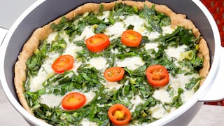 Tarta integral de acelga: una receta saludable y fácil sin horno