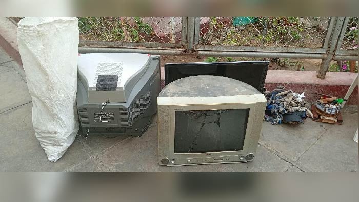 Decomisan televisores en el penal de Chiclayo. Foto: INPE.