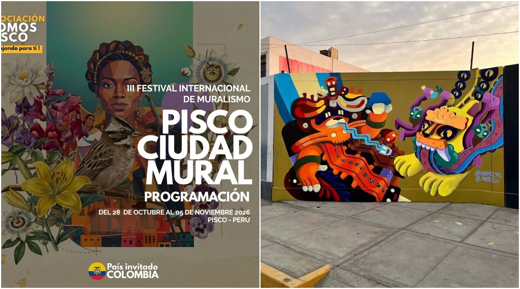 Pisco se llenará de arte y color con el III Festival Internacional de Muralismo