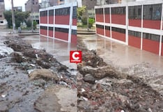 SJL: aniego inunda colegio Fe y Alegría y deja graves daños en aulas y equipos