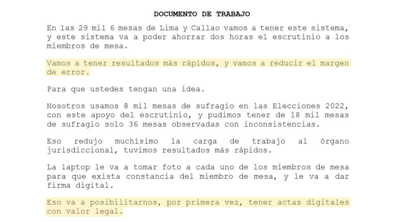 Transcripción de la participación del entonces jefe de la ONPE, Piero Corvetto, en la Comisión de Presupuesto el 17 de septiembre de 2025.