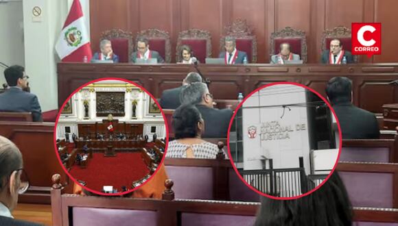El Tribunal Constitucional sesiona hoy en la ciudad de Arequipa.  (Foto: Composición-TC-GEC)