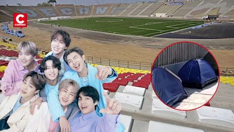 BTS en Lima: decenas de fans acampan afuera del estadio San Marcos para asegurar un lugar cercano al escenario