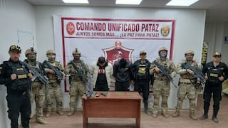La Libertad: Capturan a miembros de presunta organización criminal en Pataz
