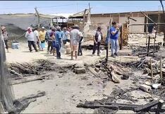 Piura: Cuatro familias pierden todo en incendio en Cristo Nos Valga