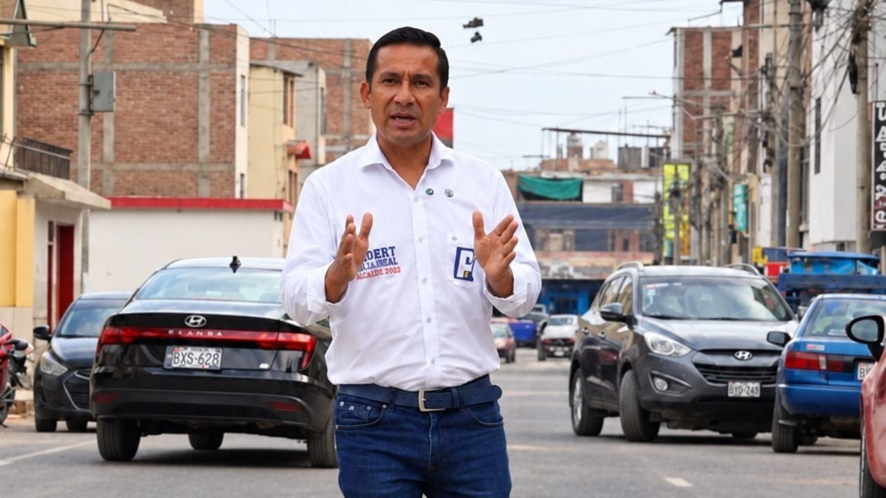 Candidato a la Alcaldía de Trujillo propone la construcción de pistas de concreto con drenaje pluvial.