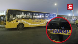 Extorsionadores atacan bus y choferes de la empresa 41 suspenden servicio ante amenazas (FOTOS)