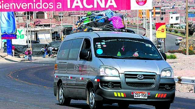 Más del 50% de colectiveros son informales en Tacna