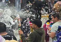 Carnavales en Arequipa: 17 personas acuden a hospitales por irritación en los ojos (VIDEO)