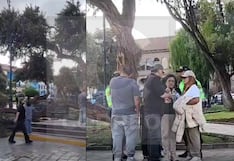 Árbol le cae a turista nacional en pleno Centro Histórico de Cusco (VIDEO)