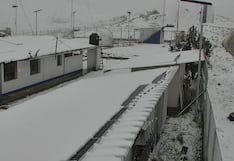 Junín: Marcapomacocha queda bajo la nieve y Senamhi alerta lluvias intensas en la sierra