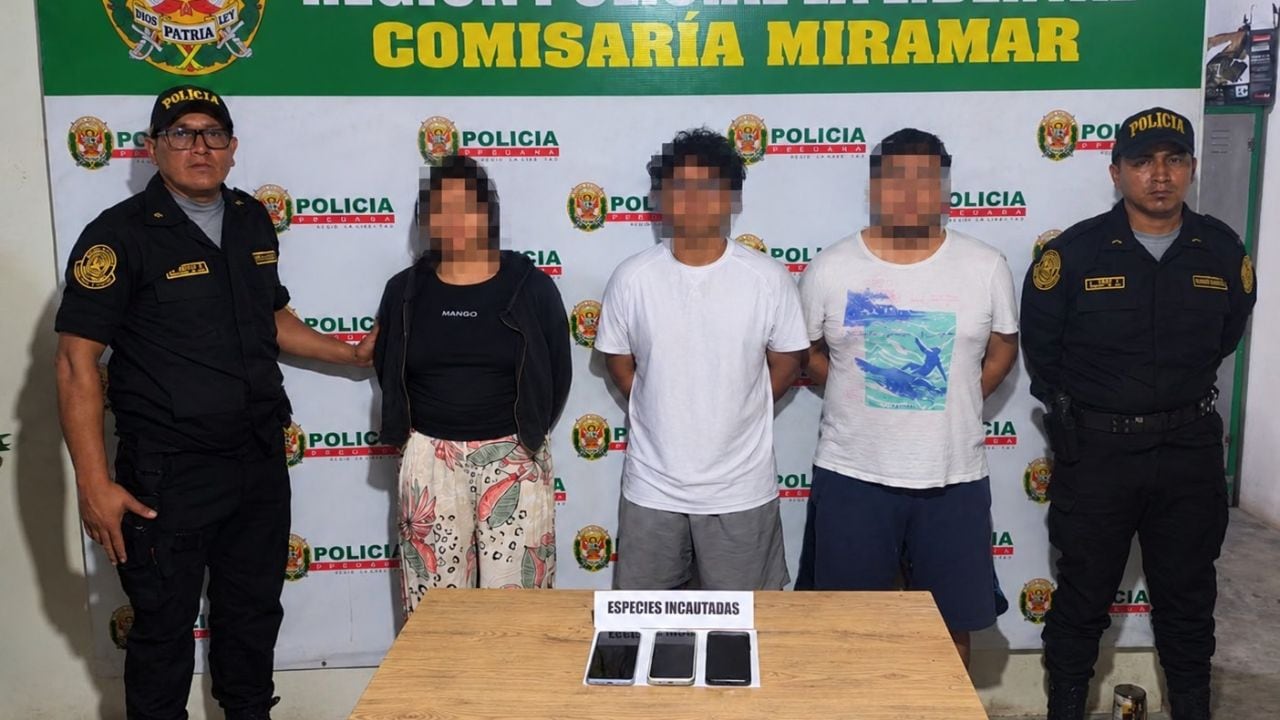 Policía detuvo a tres presuntos integrantes de banda delictiva cuyo cabecilla radicaría en Uruguay.