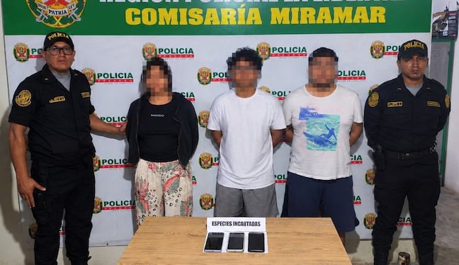Policía detuvo a tres presuntos integrantes de banda delictiva cuyo cabecilla radicaría en Uruguay.