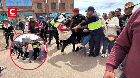 Puno: Dos sujetos acusados de participar en un asalto fueron salvados de inminente linchamiento