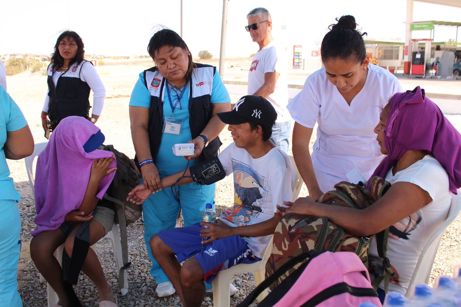 Instalan puesto de primeros auxilios para peregrinos de La Mechita