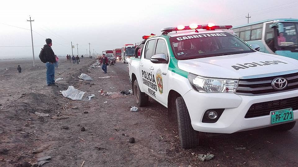 Tragedias ocurrieron entre la noche del domingo y la mañana del lunes en las provincias de Chepén, Virú, Sánchez Carrión, Otuzco y Trujillo