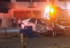 Tacna: Persecución policial termina en choque y una persona atrapada en auto