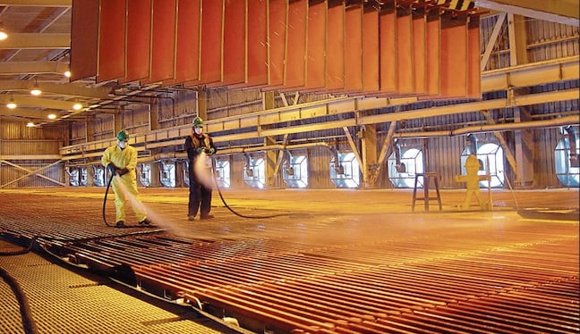 Producción de cobre se recuperó en diciembre. Foto: Diario Correo.