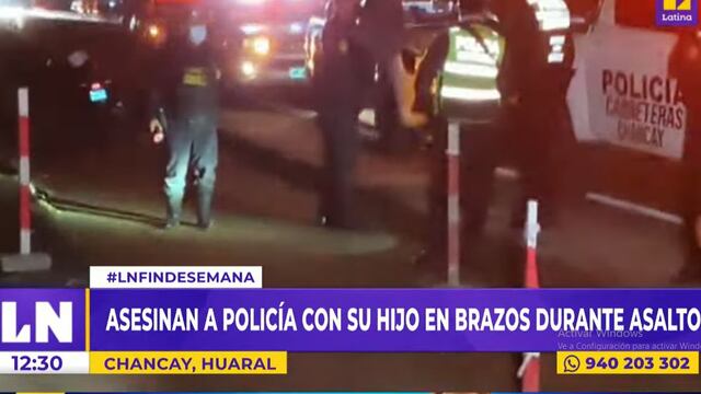 Policía es asesinado por delincuentes al defender a su familia de un asalto en Chancay