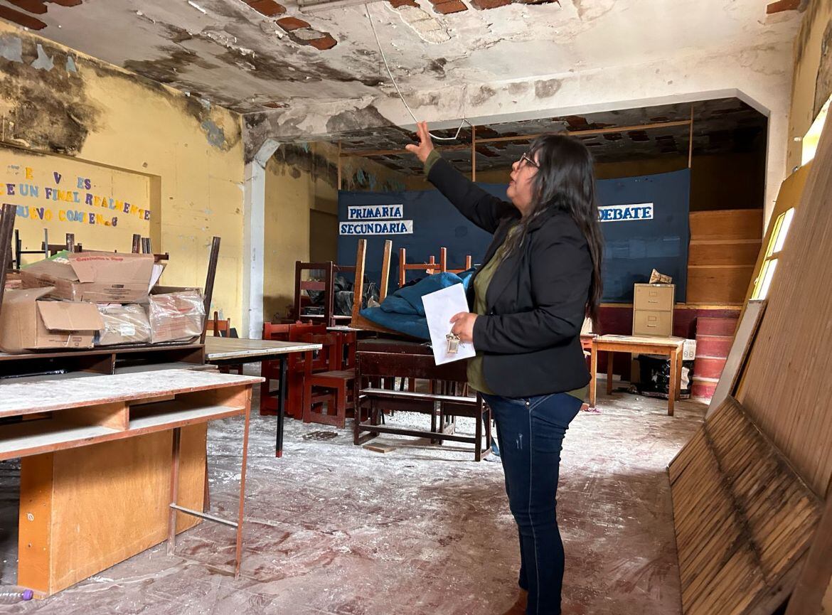 Aula en el colegio José Cornejo Acosta. Foto: GEC.