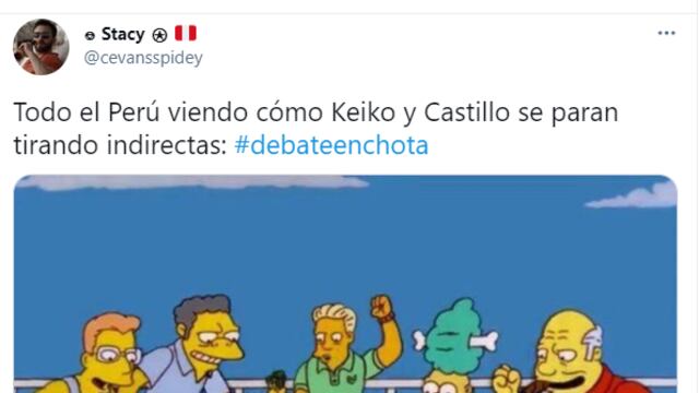 Los memes que dejó el primer debate entre Keiko Fujimori y Pedro Castillo (FOTOS)