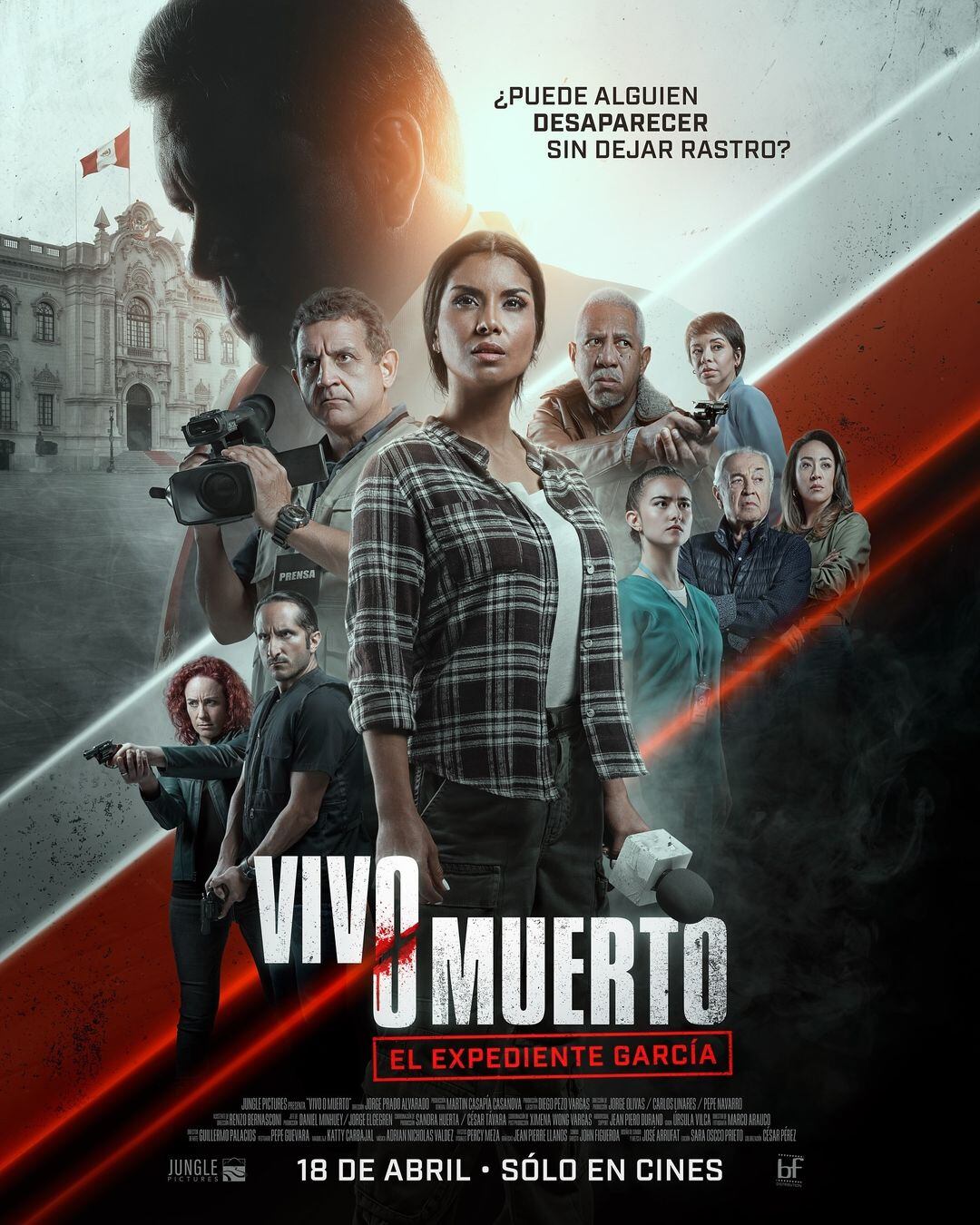Estrenan afiche oficial de "Vivo o muerto", película que dramatizará el fallecimiento de Alan García | Foto: Instagram