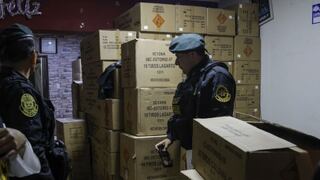 Decomisan toneladas de pirotécnicos en operativo conjunto en Villa María del Triunfo