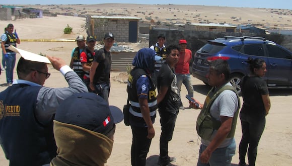 Tres varones extranjeros y una mujer peruana fueron hallados en el sector Magollo