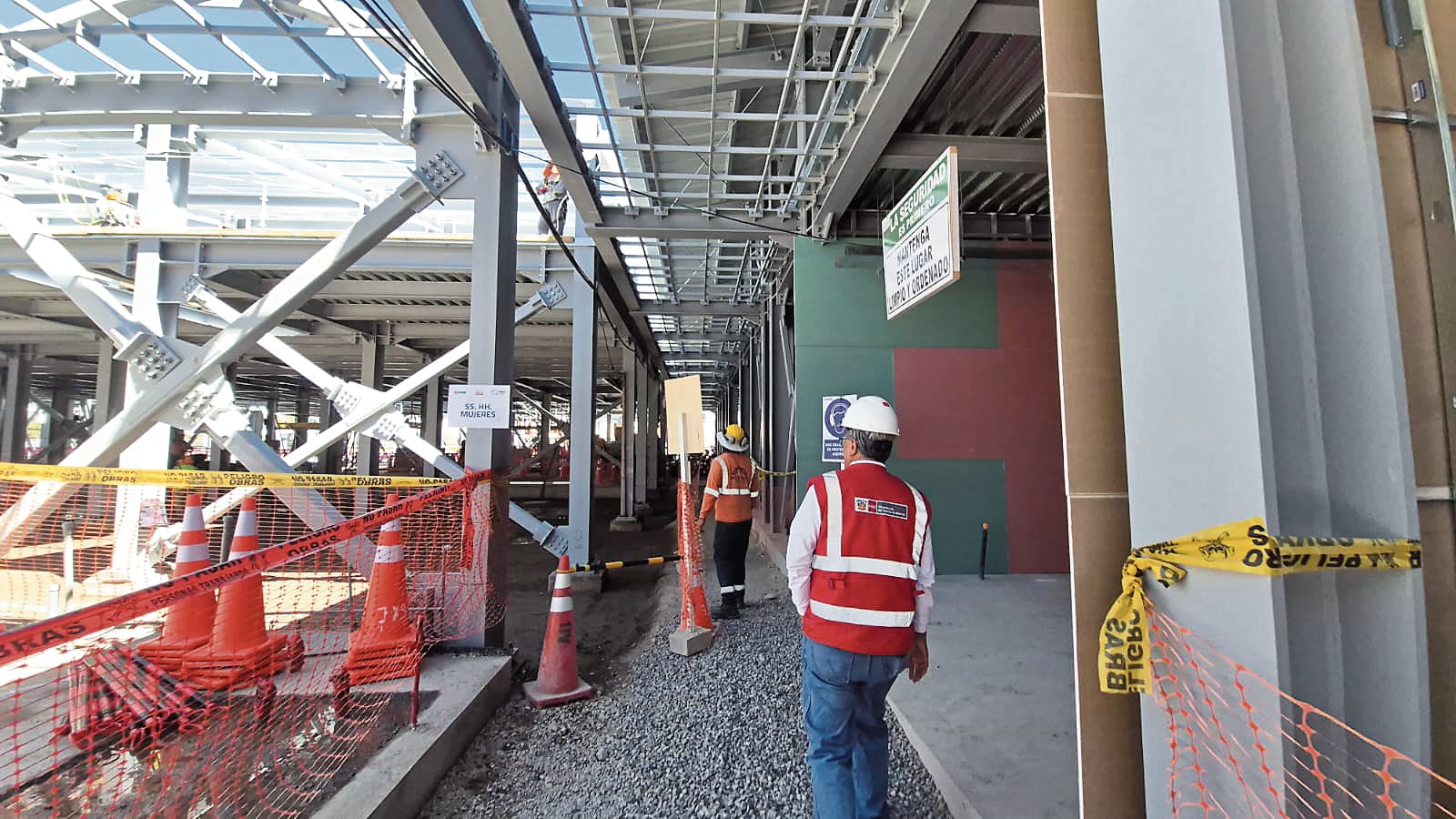 El avance de obra en el Iren Sur, en Arequipa, no tiene retrasos. Foto: ANIN.