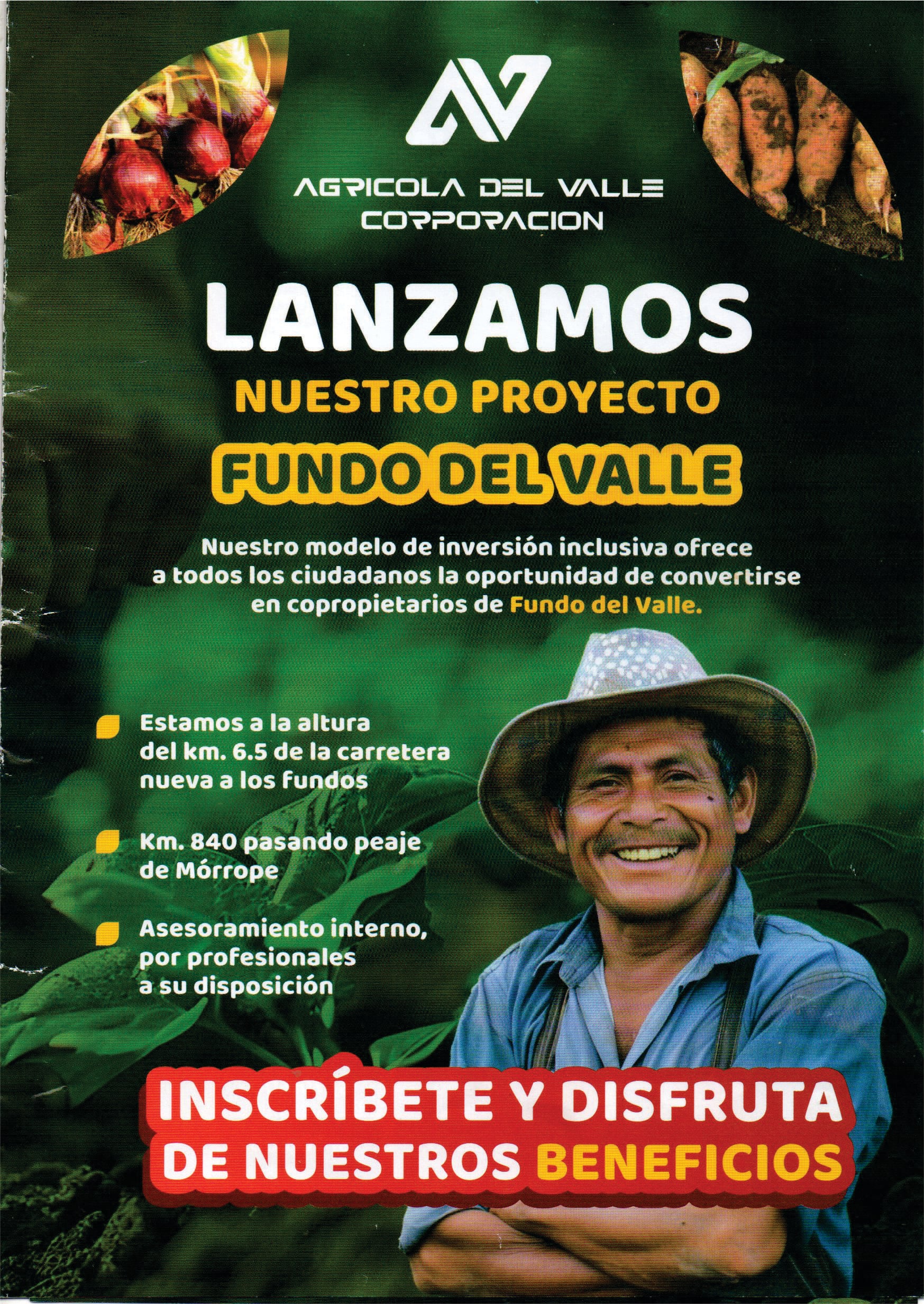 Así se publicitan los negocios de Agroinmobiliarias.