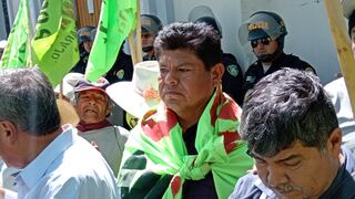 Arequipa: Dirigente antiminero continuará en calidad de citado por bloqueo de vías