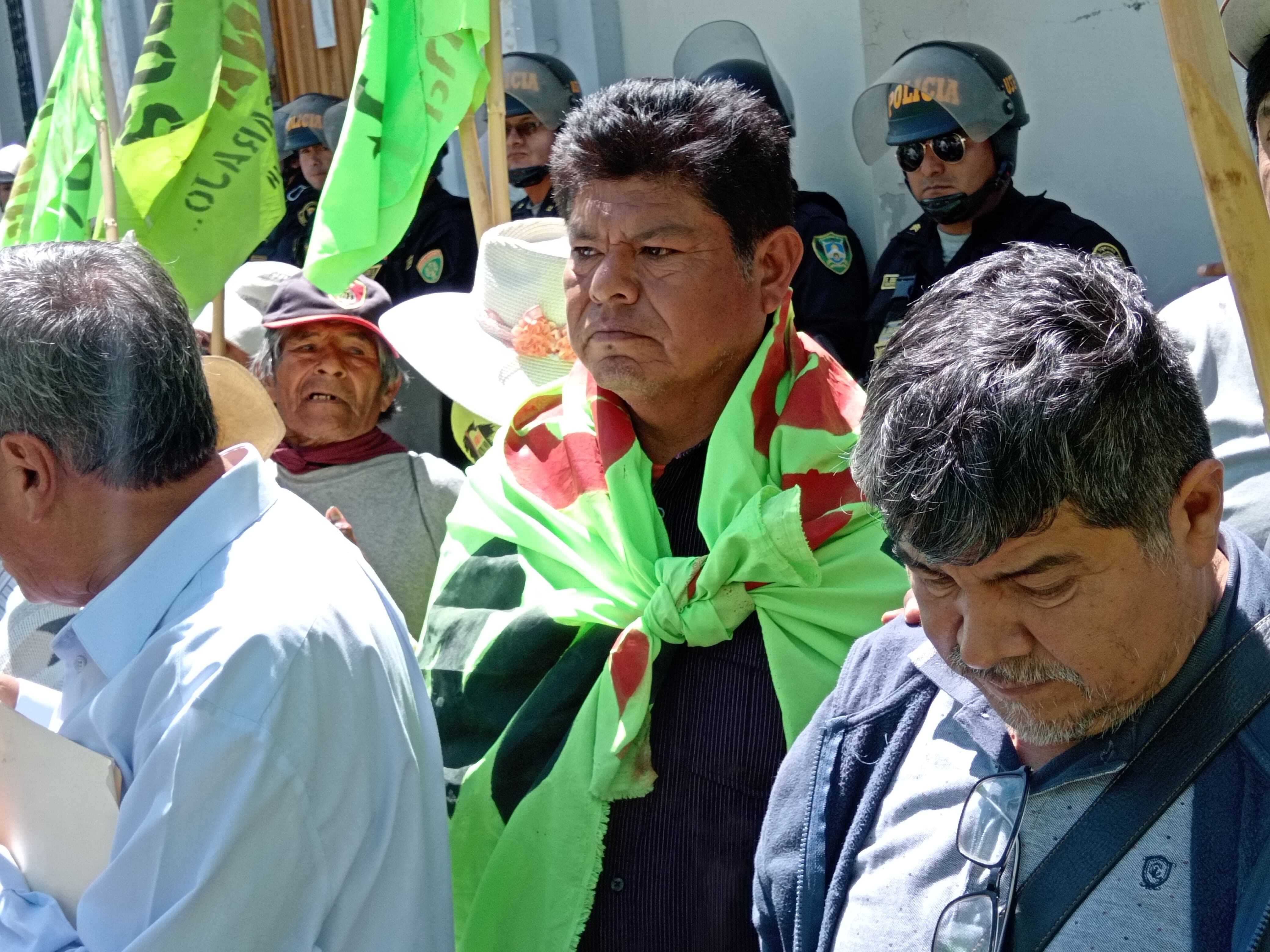 Vocero en el valle de Tambo, Miguel Meza Igme. Foto: GEC.