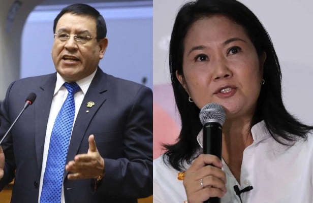 Alejandro Soto y Keiko Fujimori.