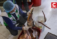 Huancayo: Decomisan 50 kilos de carne en mal estado listos para la venta