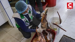 Huancayo: Decomisan 50 kilos de carne en mal estado listos para la venta