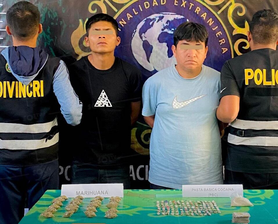 La Policía allanó la vivienda donde operaban situada en el Barrio II B en el distrito de Alto Trujillo.