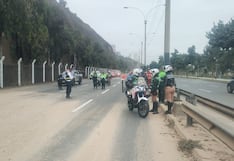 Tránsito restablecido en la Costa Verde a la altura de San Miguel