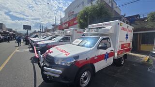 Gobierno Regional de Arequipa entrega 17 ambulancias