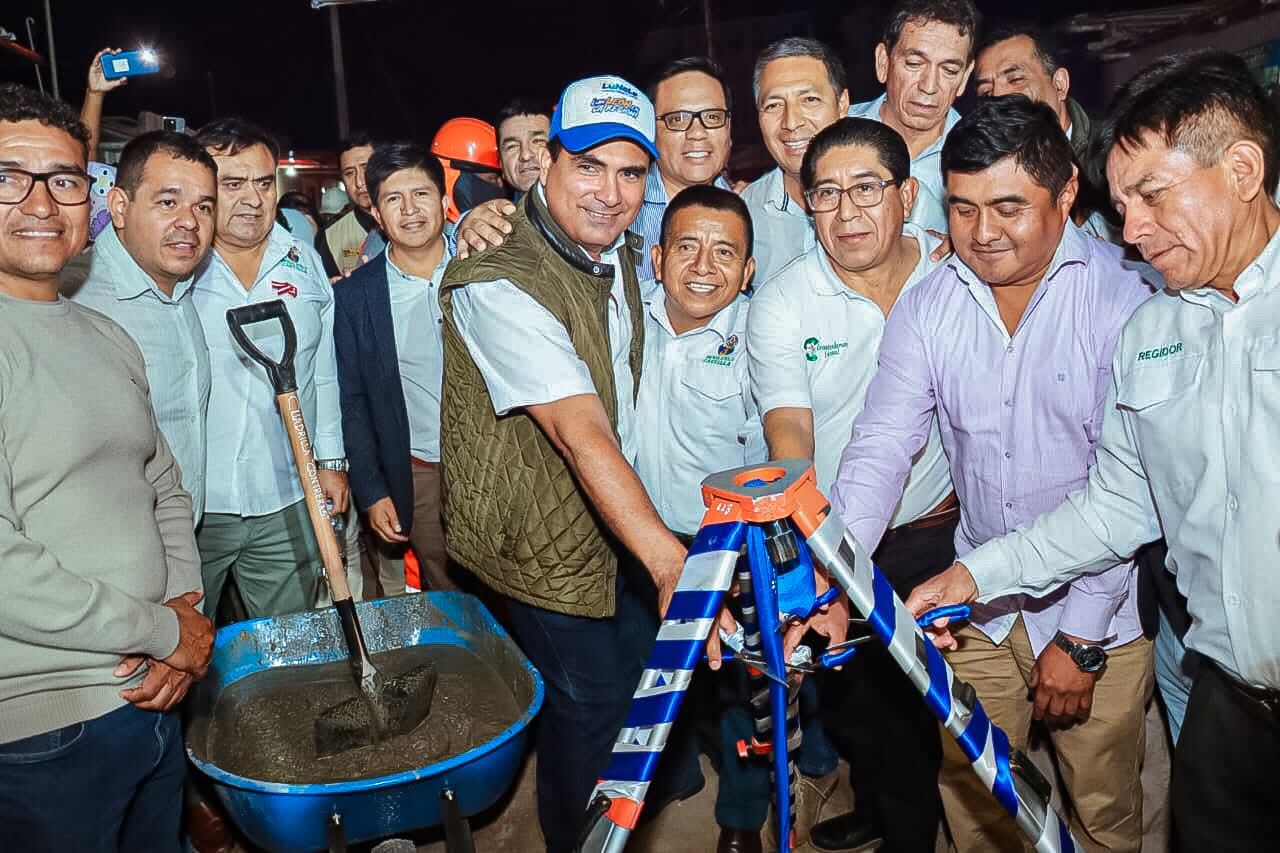 Inician obra de pistas y veredas en el A.H. El Indio del distrito de Castilla, en Piura