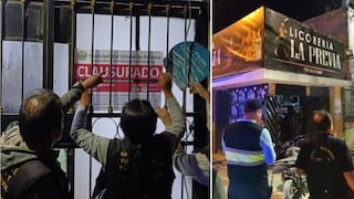 Ica: varios locales incumplieron la Ley seca y fueron clausurados y multados